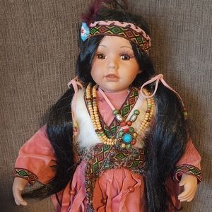 Porcelain Indian Doll
